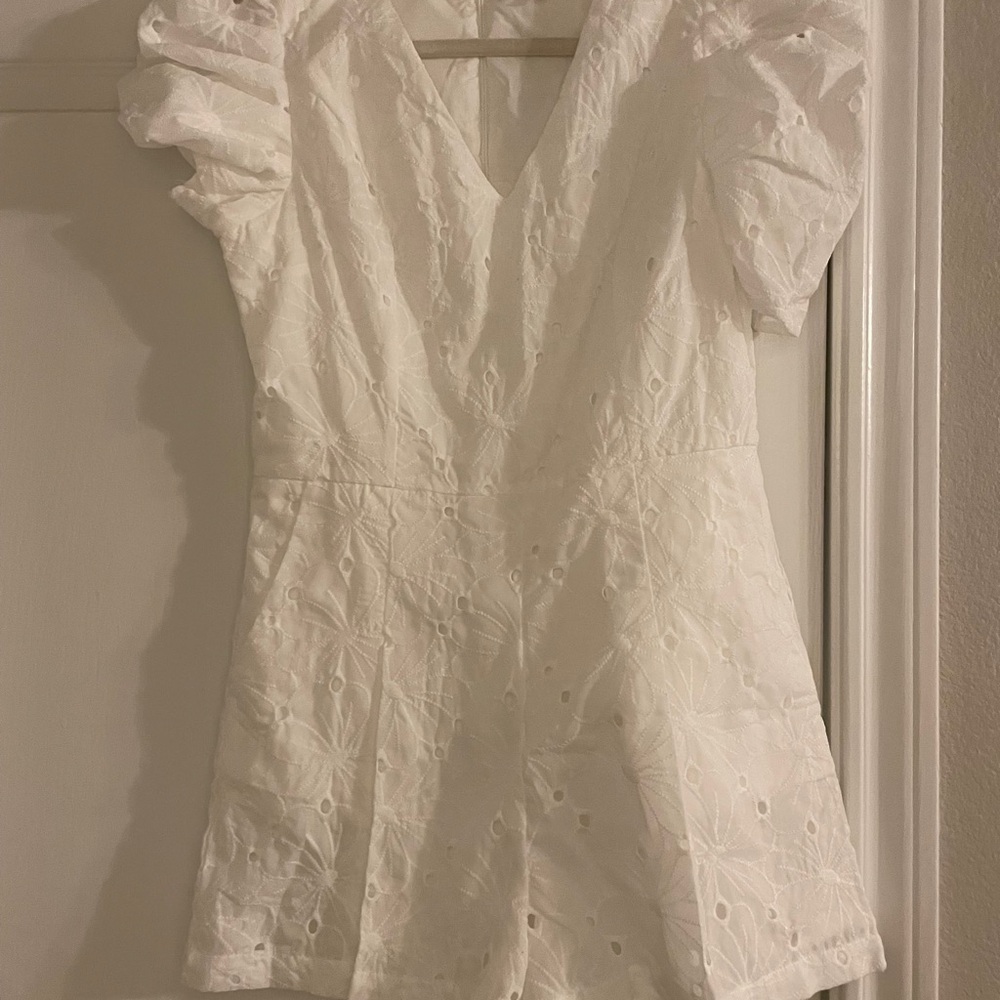 TCEC Elegant White Romper